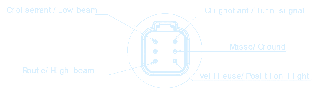 CHL 2 LED: technical drawing, sheet 2