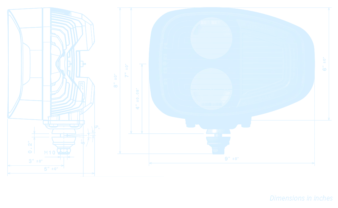 CHL 2 LED: technical drawing, sheet 3